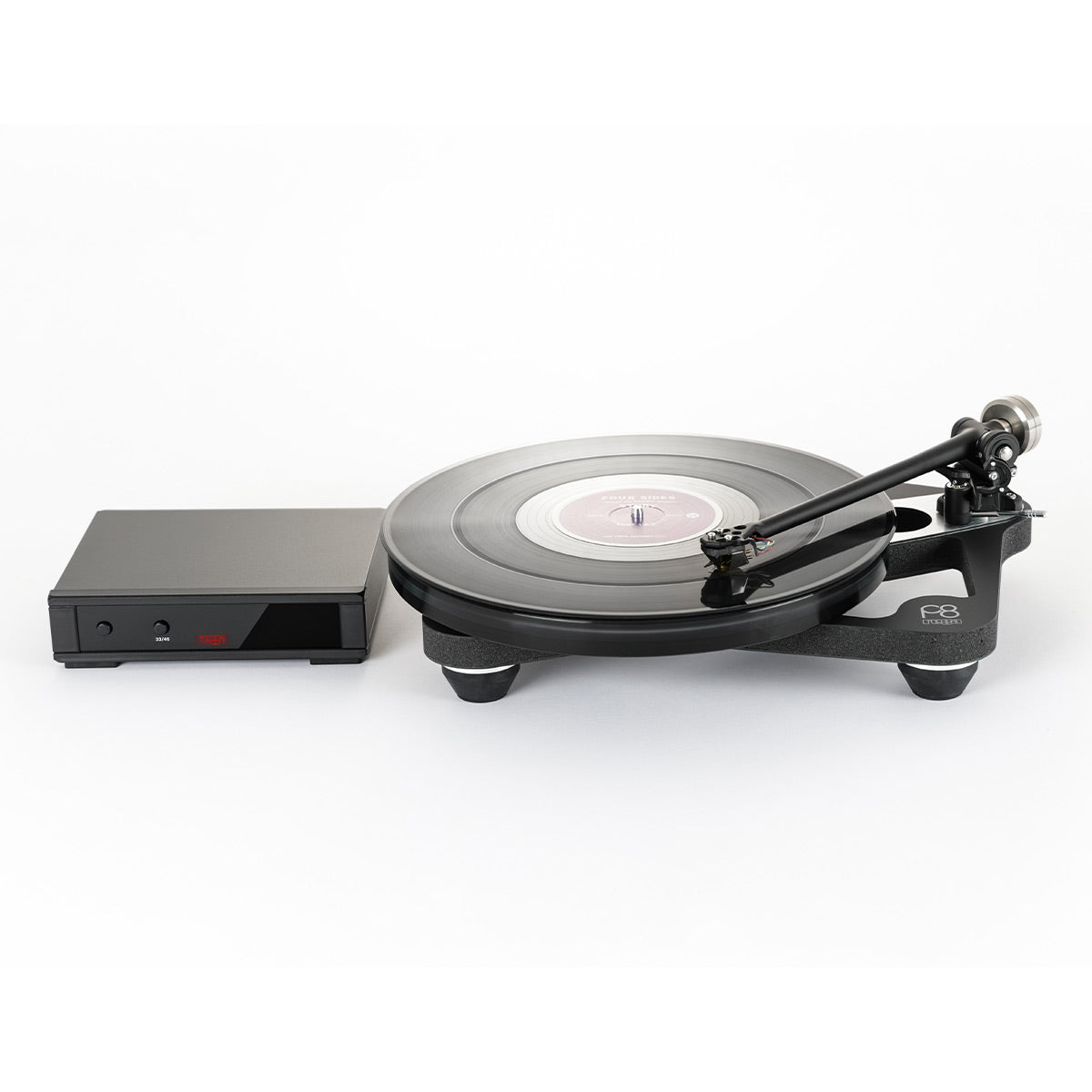 Rega Planar 8 Turntable with Nd7 MM Phono Cartridge (Black)