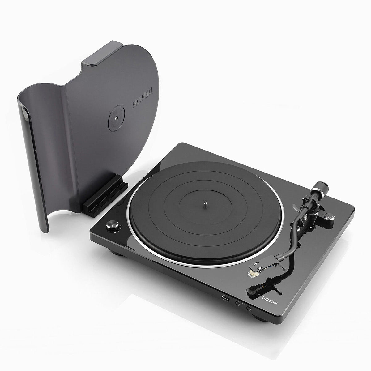 Denon DP-450USB Hi-Fi Turntable with Speed Sensor and USB Encoder (Black)