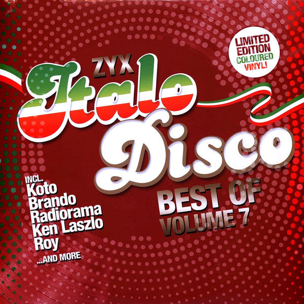 Zyx Italo Disco: Best Of Vol. 7 [2LP] (Red & White Vinyl)